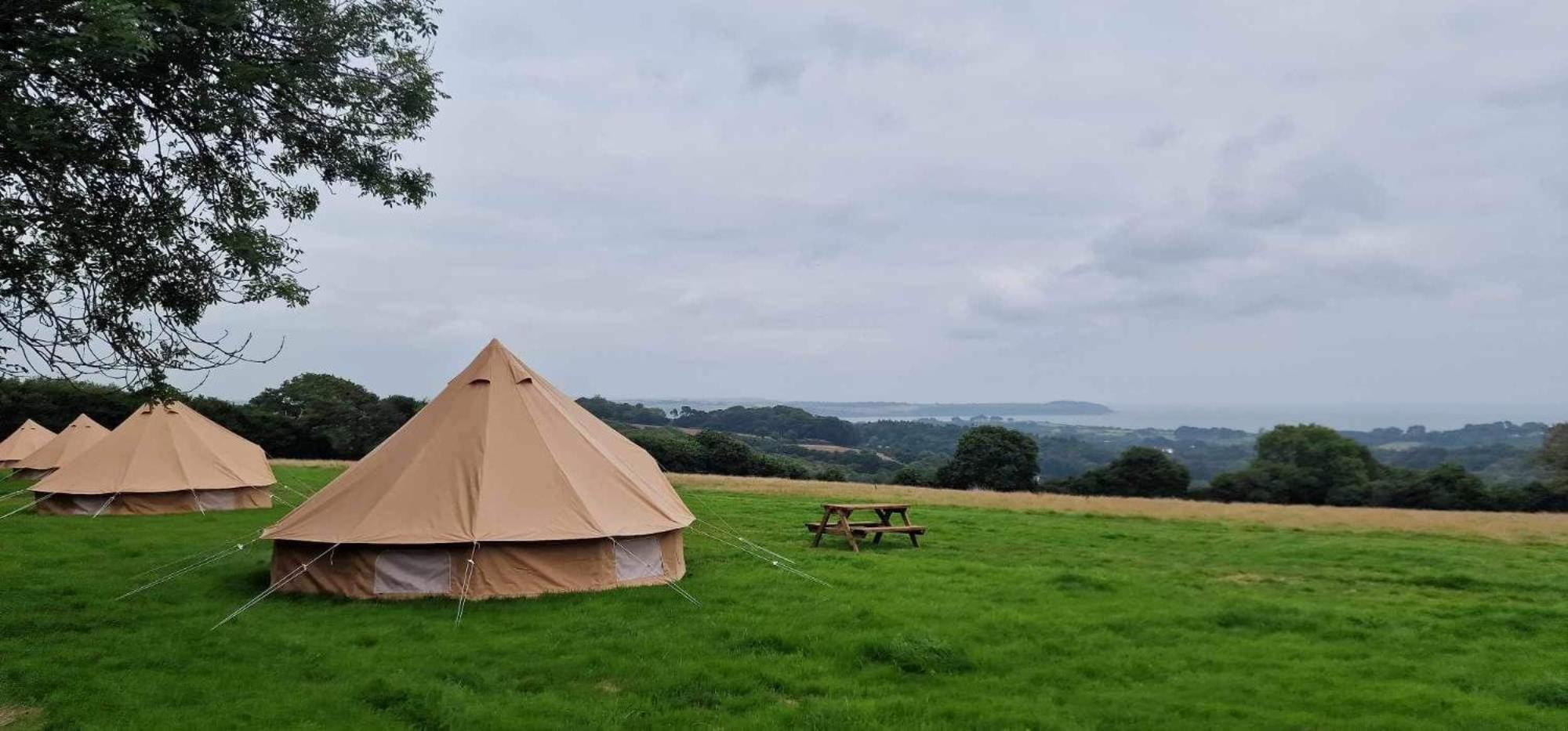 Fully Furnished Bell Tent 3 Carlyon Bay Εξωτερικό φωτογραφία